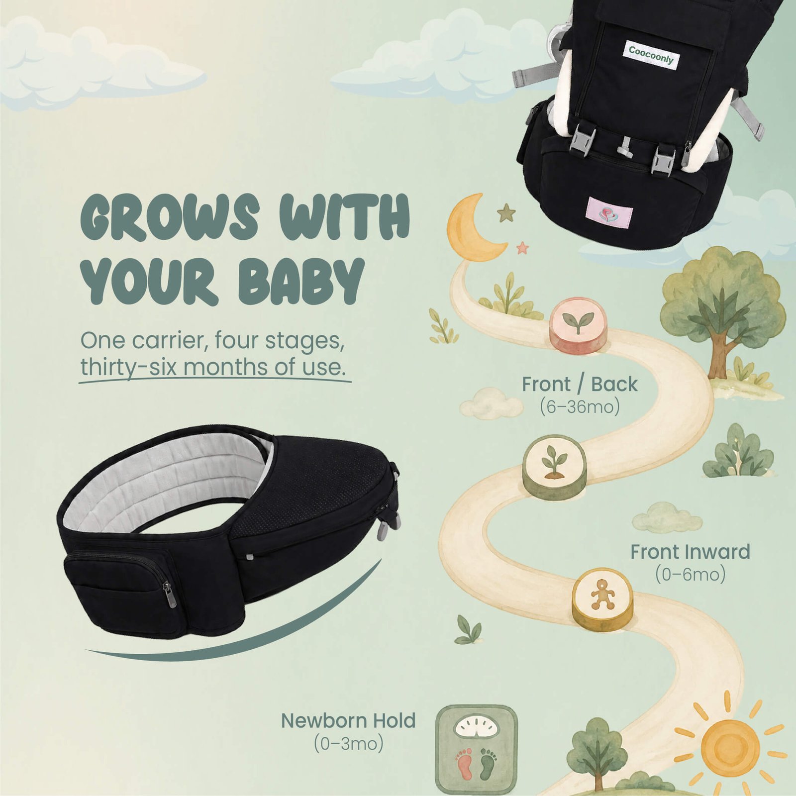 Coocoonly-Nugget-Baby-Carrier-Hip-Seat-Midnight-Navy-13